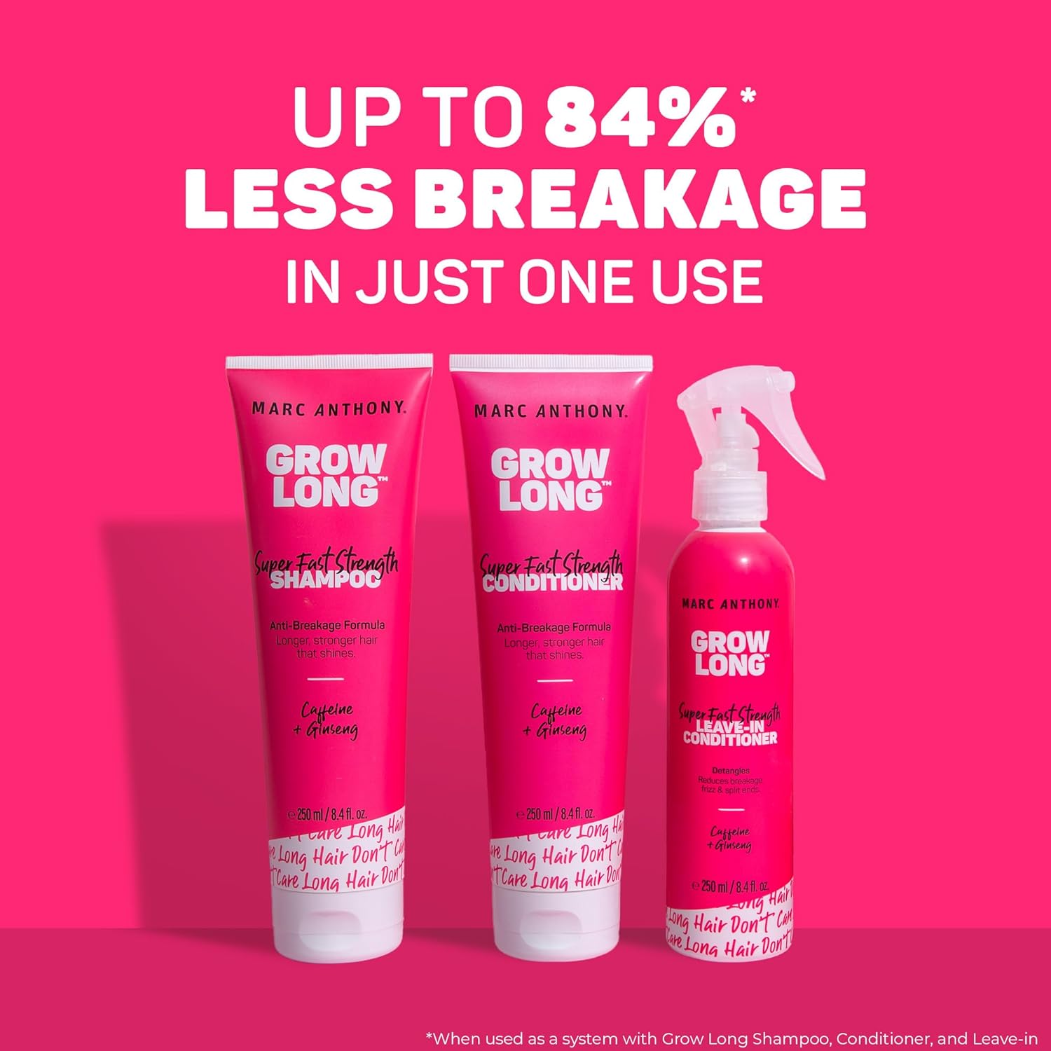 Marc Anthony Strengthening Conditioner, Grow Long - Anti-Frizz, Anti-Breakage & Nourishing Formula For Split Ends, & Hair Growth - Biotin, Vitamin E, Caffeine & Ginseng for Dry & Damaged Hair : Beauty & Personal Care
