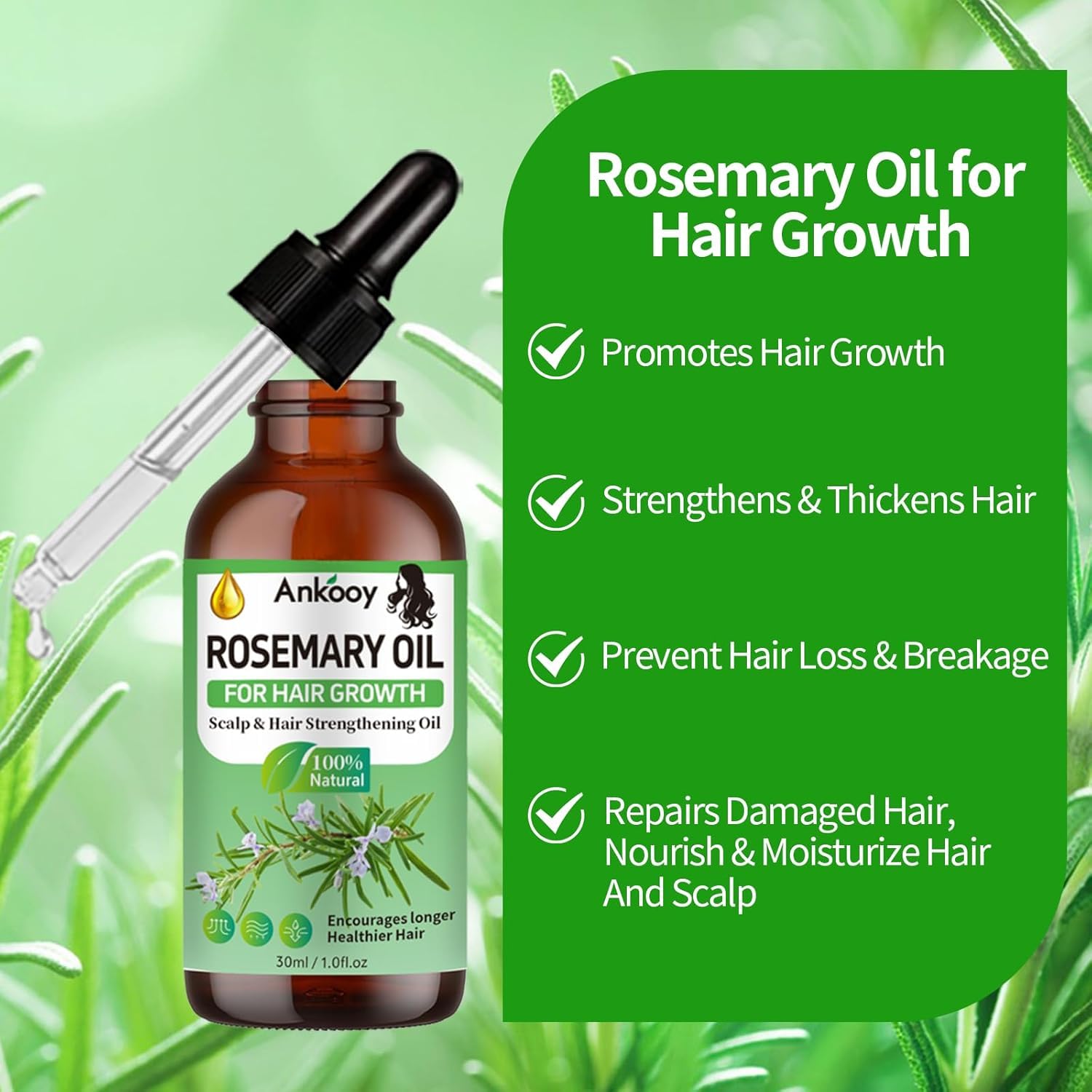 Batana Oil For Hair Growth & Rosemary Oil For Hair Growth,Raw Batana Hair Mask Rosemary Hair Growth Serum,Hair Loss Treatment,Hair Care For Dry Damaged Hair,Promotes Hair Thickness For Men Women