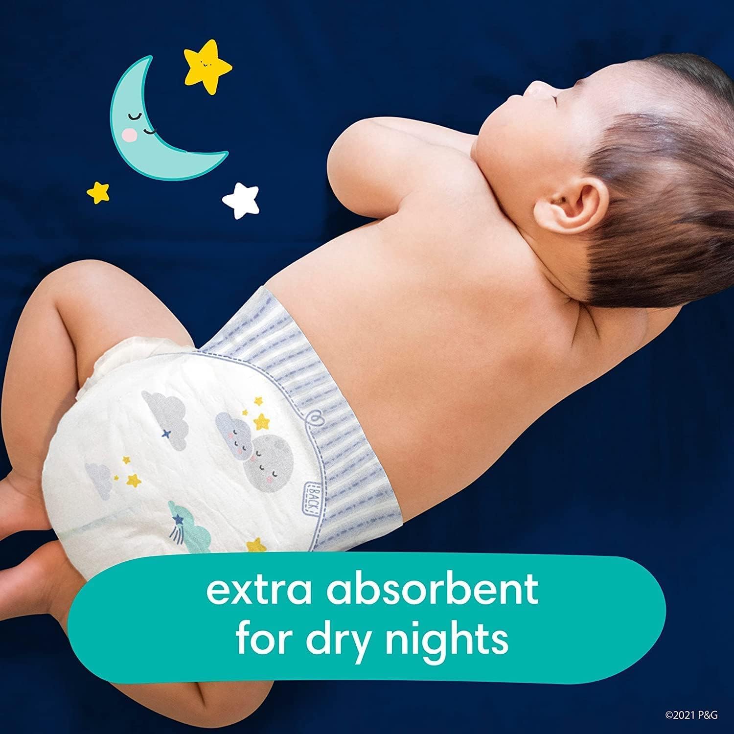 Pampers Disposable Diapers Size 3, Swaddlers One Month Supply (168 Count) + Overnight (66 Count) : Baby