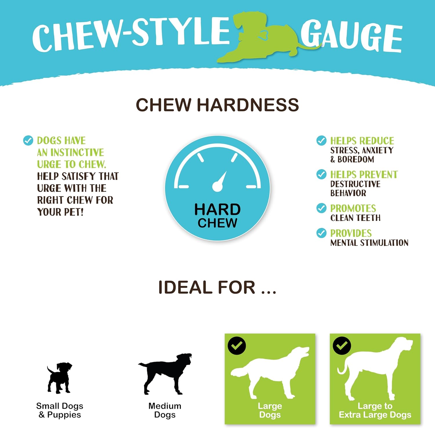 Raw Paws Compressed Rawhide Dog Chew Variety Pack, 10 Pack - 10" Compressed Rawhide Sticks & 10" Bones - Large Dog Bones for Aggressive Chewers - Pressed Rawhide Dog Bones Value Pack - Large Dog Chews : Pet Supplies