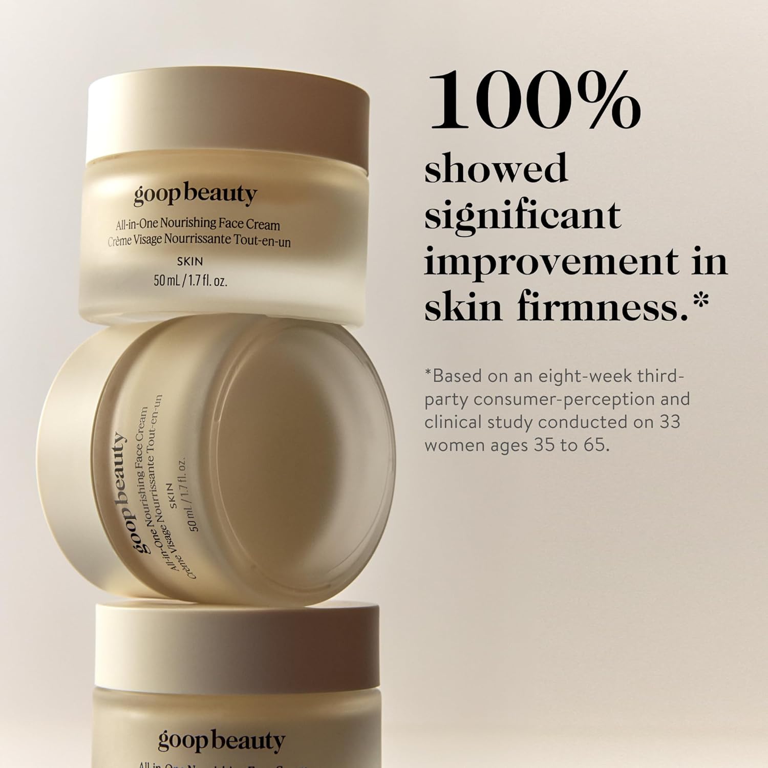 Goop Beauty 72-Hour Hydrating Water Cream | Matte Moisturizer For All Skin Types | Niacinamide & Fermented Astragalus Root | Hydrating Face Lotion To Plump, Firm & Reduce The Look Of Pores | 1.7 Fl Oz : Beauty & Personal Care