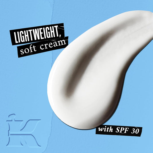 Kiehl'S Ultra Facial Moisturizer With Spf 30, Hydrating Face Cream For All Skin Types, Uva & Uvb Sunscreen Protection, Skin Feels Soft And Smooth, With Squalane, Paraben-Free, Fragrance-Free