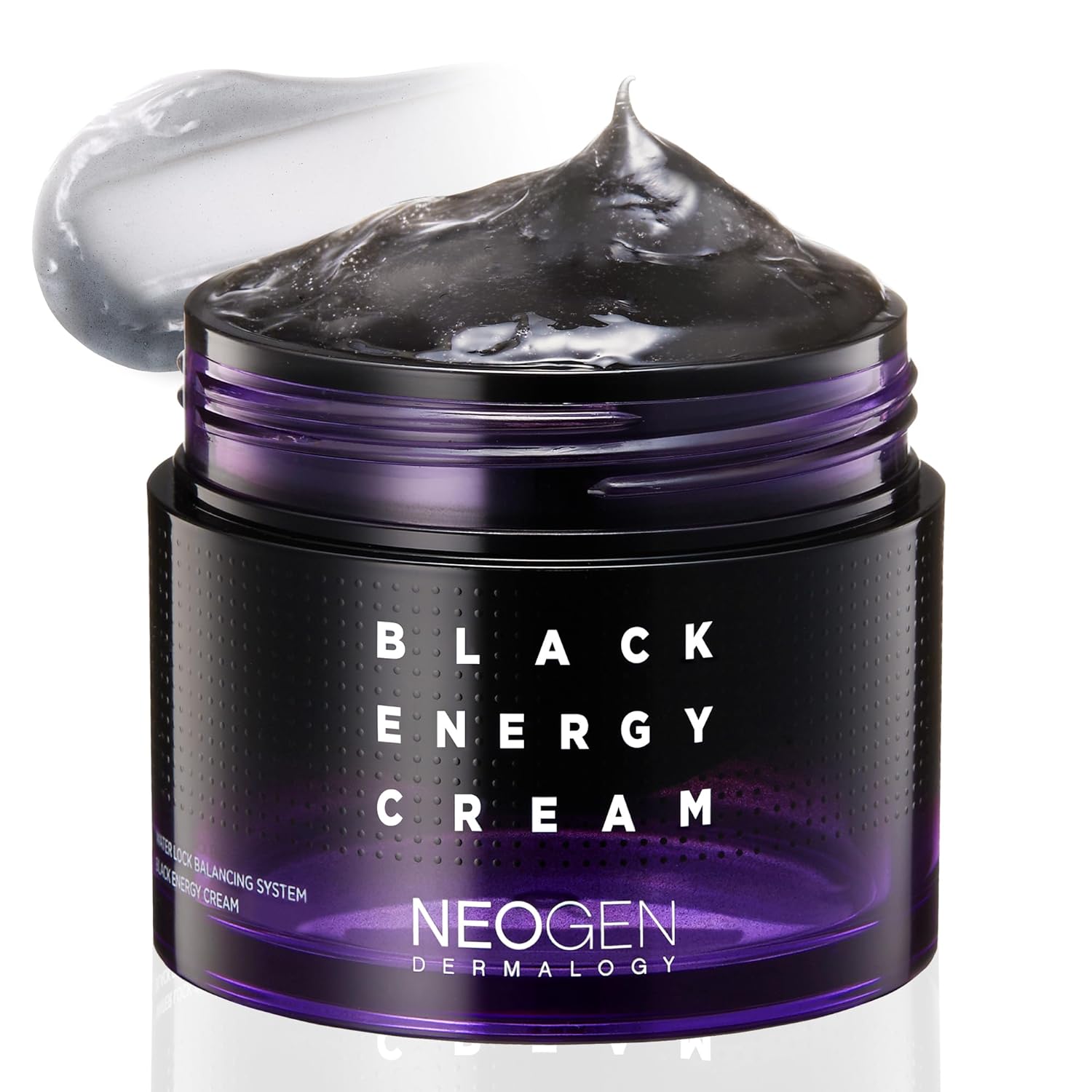 K-Beauty Neogen Dermalogy Black Energy Cream | Revitalizing & Nourishing Gel Moisturizer Sleep Mask Facial Cream W/Plant-Derived Ingredients 2.7Oz