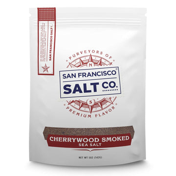 Cherrywood Smoked Sea Salt - 5 Oz. Fine Grain By San Francisco Salt Company