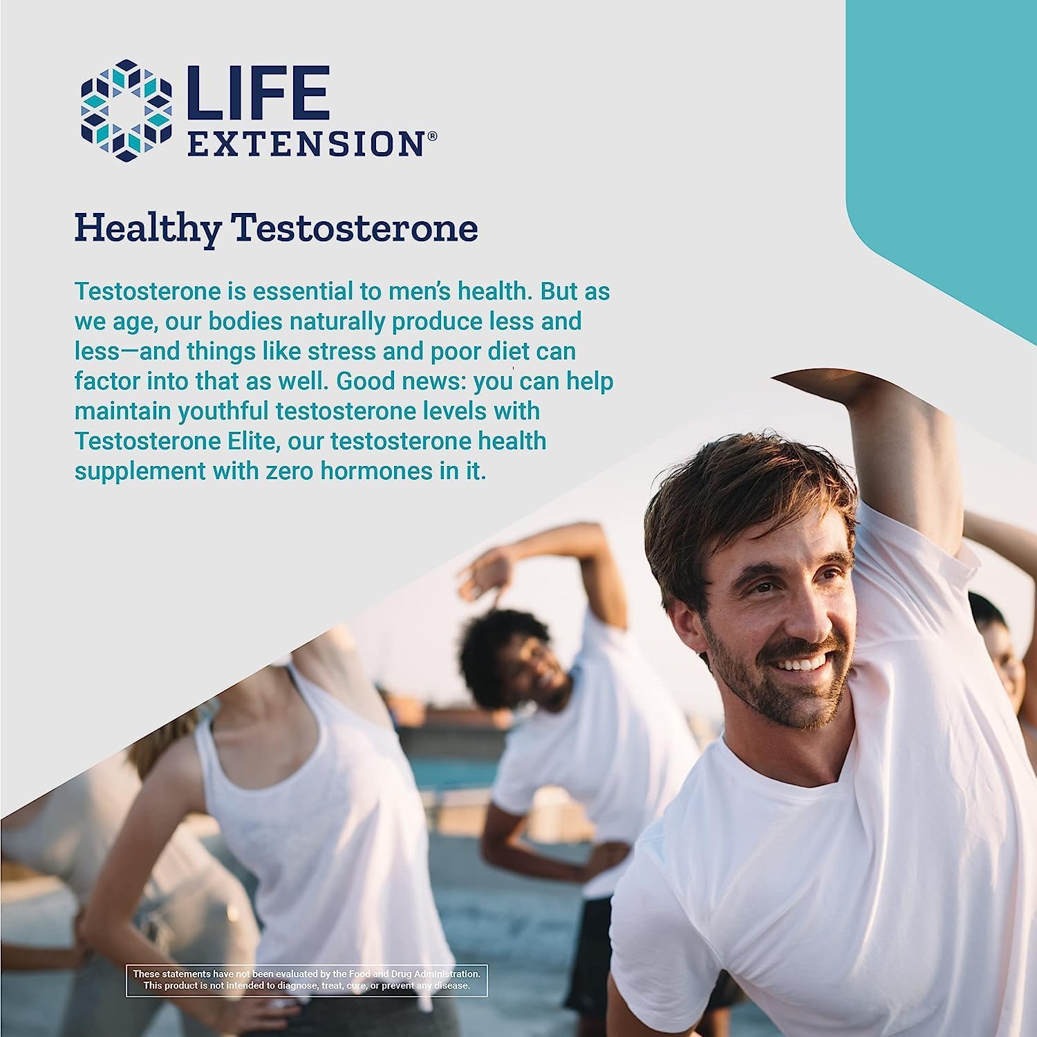 Life Extension Testosterone Elite – Testosterone Production Support Supplement For Men - With Luteolin, Pomegranate And Cacao Seed Extract – Gluten-Free, Non-Gmo, Vegetarian – 30 Capsules : Health & Household