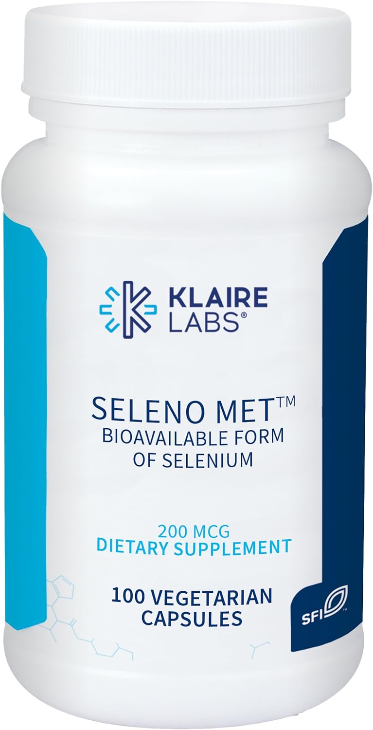 Klaire Labs Seleno Met - 200mcg Selenium as Hypoallergenic Selenomethi