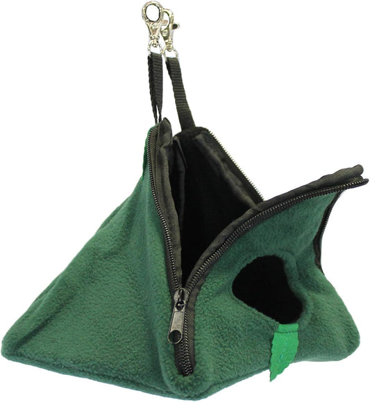 Exotic Nutrition Jungle Pyramid (Green) - Hammock For Sugar Gliders, Hedgehogs, Chinchillas, Rats, Ferrets, Guinea Pigs, Rabbits, Hamsters, Squirrels, Parrots, Birds