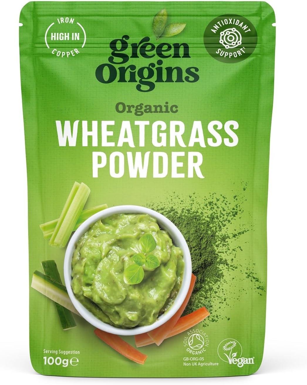 Green Origins Organic Wheatgrass Powder, European 90g