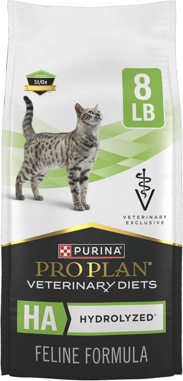 Purina Pro Plan Veterinary Diets Ha Hydrolyzed Feline Formula Dry Cat Food - 8 Lb. Bag