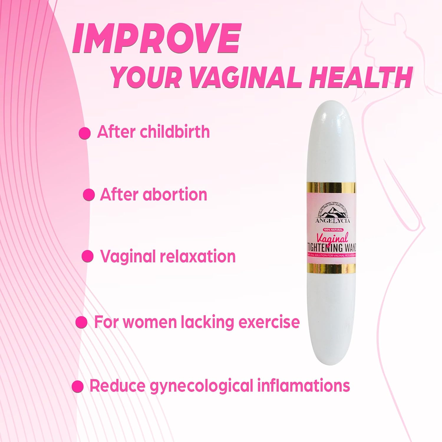 Angelycia Magic Tongkat Madura Virginity Wand, Instant Result Vaginal Tightening Rejuvenation Stick, Natural Vaginal Stick for Tightening and Cleaning : Health & Household