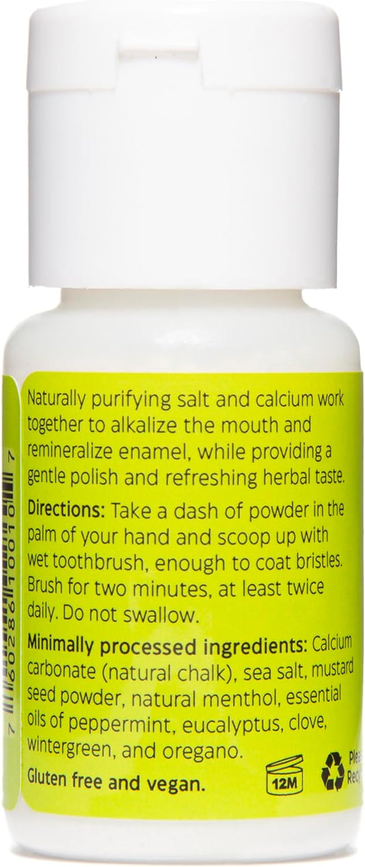 Uncle Harry’s Natural Products Tooth Powder, Save Your Teeth and Gums with 100% Natural Ingredients Pure Plant Essences, Fluoride Free, Gluten Free and Vegan, 1 Ounce : Health & Household