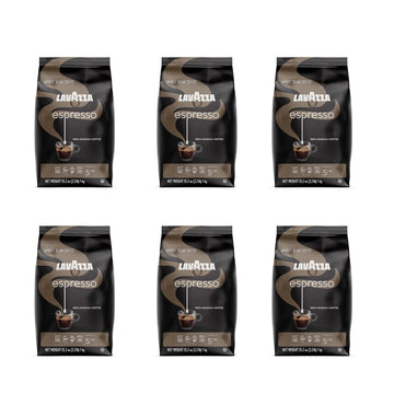 Lavazza Espresso Whole Bean Coffee Blend, Medium Roast, 2.2 Pound Bag (Case Of 6 Bags) – Packaging May Vary