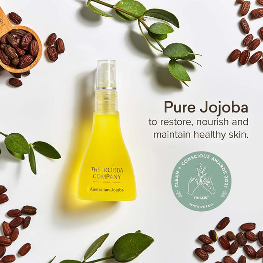 Jojoba 100% Pure Australian Oil 250Ml – Cold-Pressed Natural Oil For Face, Hair & Body – Lightweight, Non-Greasy, Hypoallergenic Moisturizer – Sustainably Grown & Bottled In Australia (250Ml)
