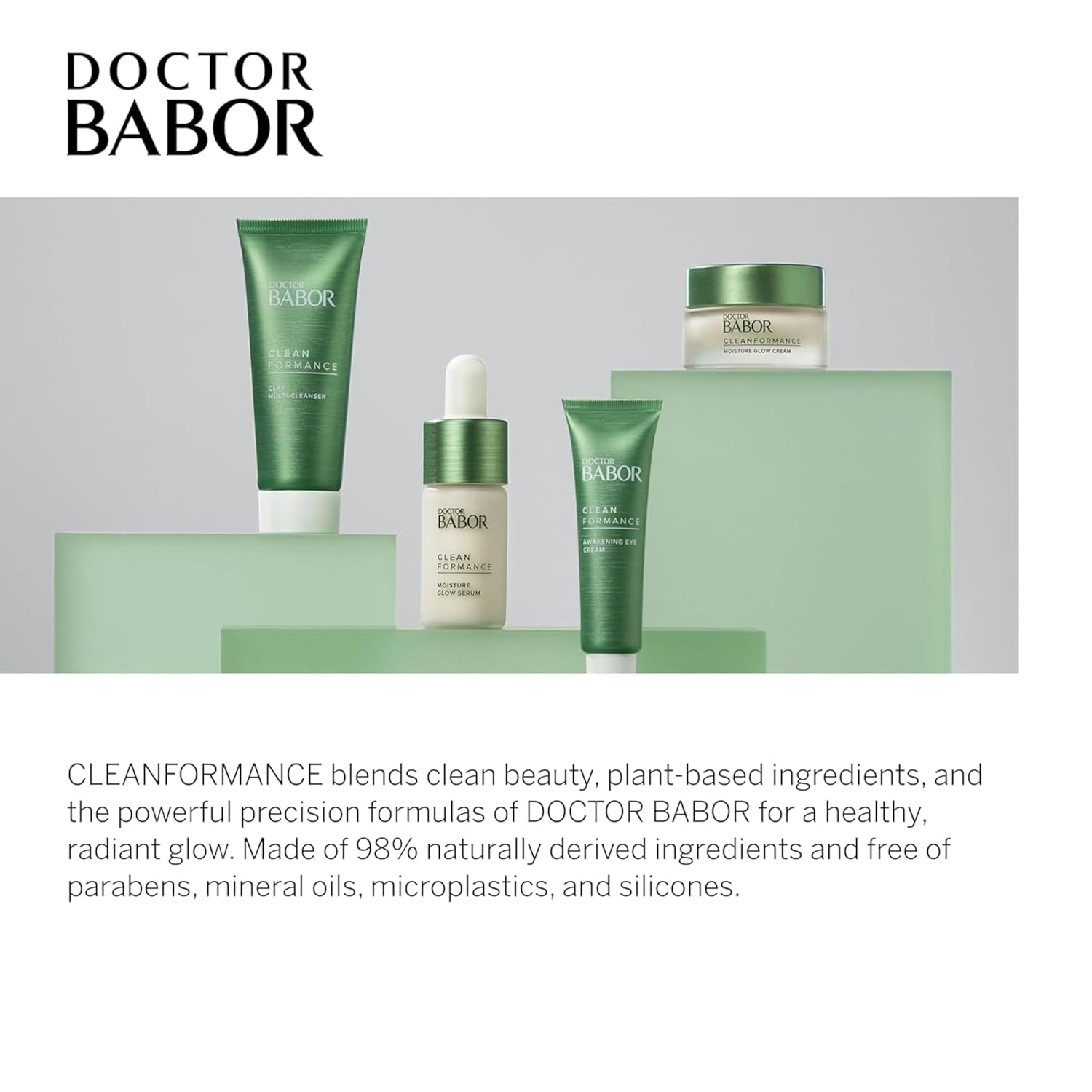 Babor Cleanformance Clay Multi-Cleanser, Removes Makeup & Impurities While Gently Cleansing, Leave On As Mask To Balance Skin And Refine Pores, Infused With Kaolin Clay & Probiotics, 1.69 Oz : Beauty & Personal Care