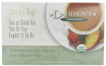 Davidson'S Organics, Darjeeling, 100-Count Unwrapped Tea Bags