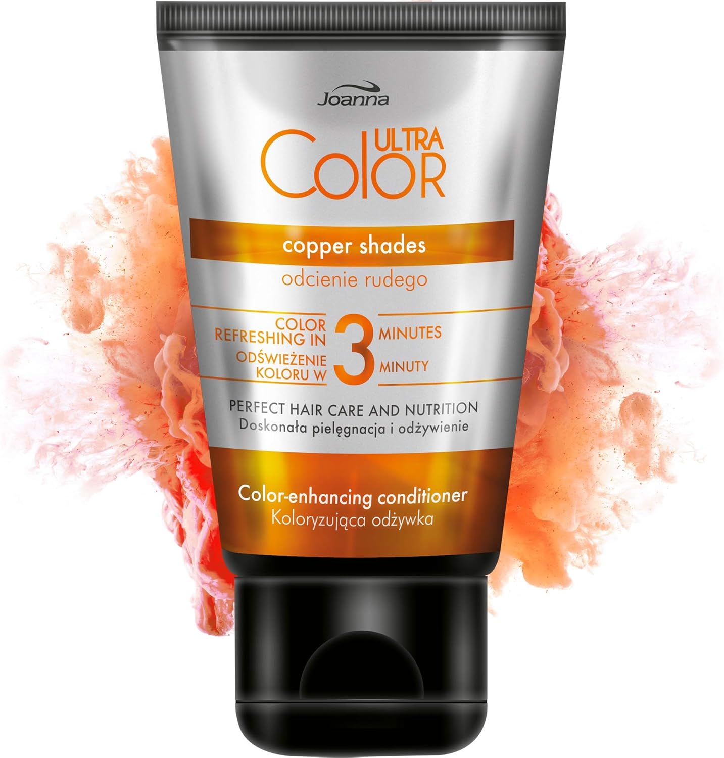 Joanna Ultra Color - Colour Enhancing Conditioner - Pink Shades Of Blond - Natural And Dyed Hair - Hair Care - Hydrating Moisturising Ammonia Free - Refresh And Enhance The Colour In 3 Minutes - 100 G
