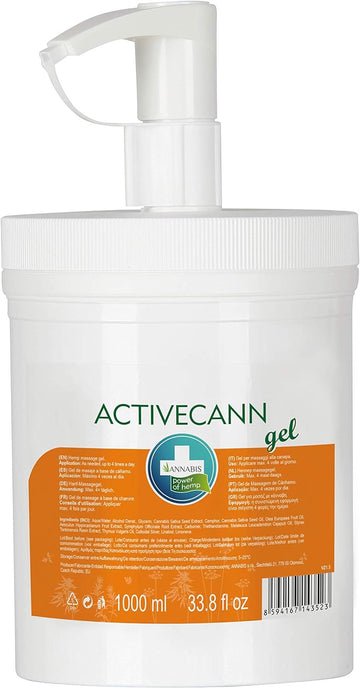 Annabis ACTIVECANN Natural Vegan Joint & Muscle Gel with Organic Hemp