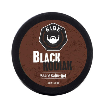 Gibs Grooming Black Kodiak Beard Balm Aid, 2 Oz