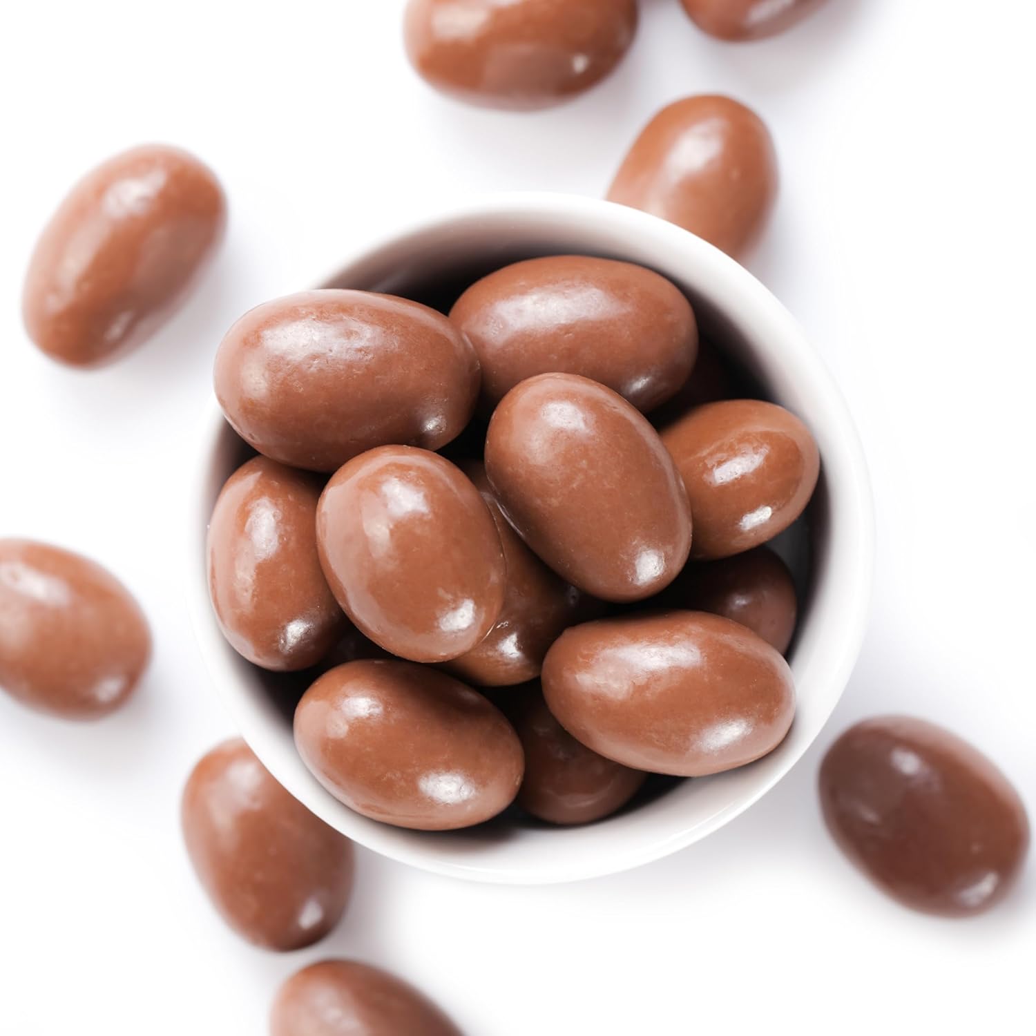 Yupik Milk Chocolate Covered Almonds, 2.2 Lb, Kosher, Whole Nuts, Almonds Dipped In Fine Milk Chocolate, Crunchy & Smooth, Chocolate Candy, Classic Sweet Snacks