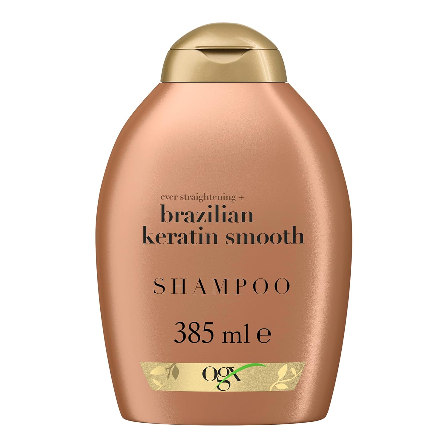 Ogx Brazilian Keratin Therapy Shampoo For Shiny Hair, Sulfate-Free, With Coconut Oil And Avocado Oil, 13 Fl Oz