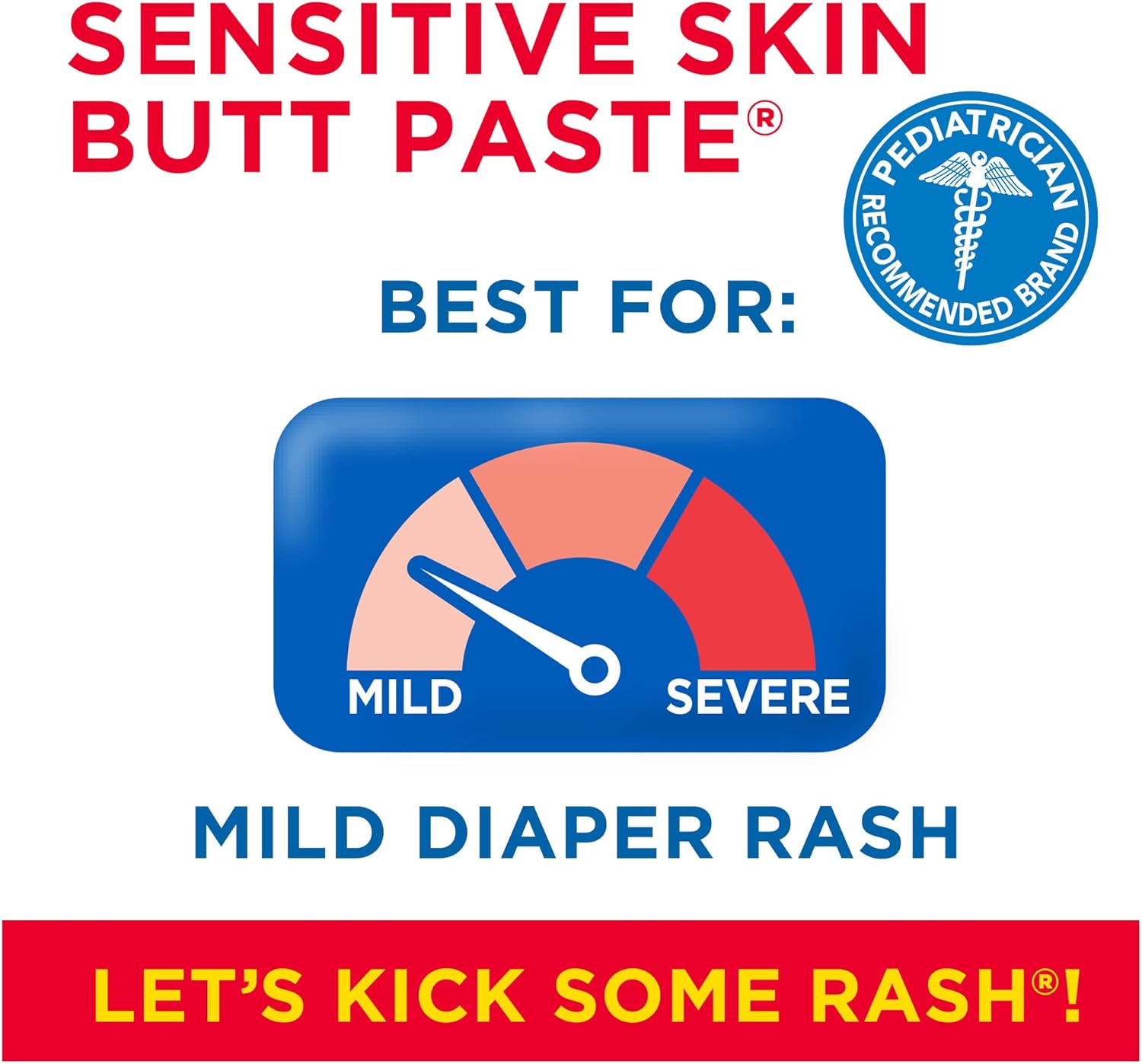 Boudreaux'S Butt Paste 4Oz Butt Barrier Ointment And 4Oz Sensitive Skin Diaper Rash Ointment : Baby