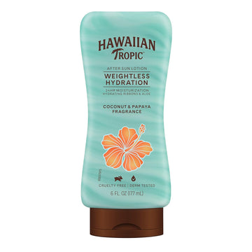 Hawaiian Tropic Weightless Hydration After Sun Lotion With Aloe, 6Oz | Hawaiian Tropic Lotion, Moisturizing Lotion, After Sun Care, After Sun Moisturizer, Hydrating Lotion, 6Oz