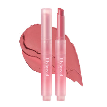 Lilybyred Milky Blur Fondue Bar 1.9G - Multi-Use Blurring Balm Stick For Lips & Cheeks (02#Strawberry In Whipped Cream, 1Pc)