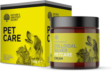 Nature'S Greatest Secret Antibacterial Soothing Premium Quality Colloidal Silver Petcare Cream 100G