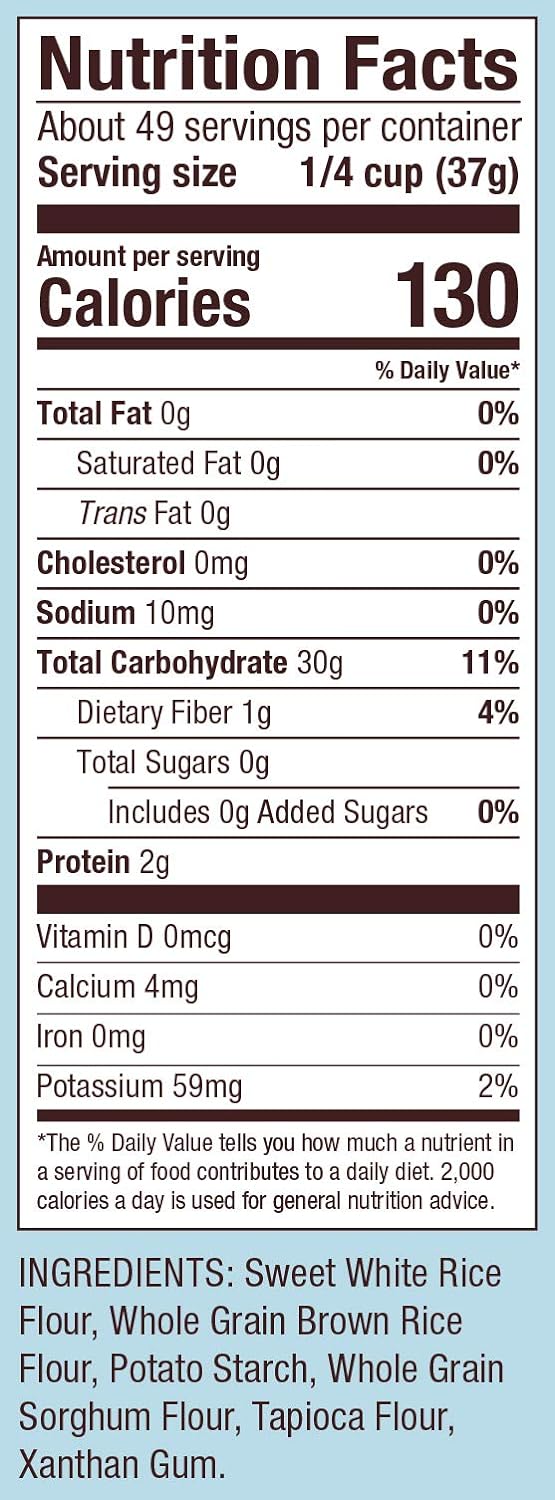 Bob'S Red Mill Gluten Free 1-To-1 Baking Flour, 64-Ounce (Pack Of 4)