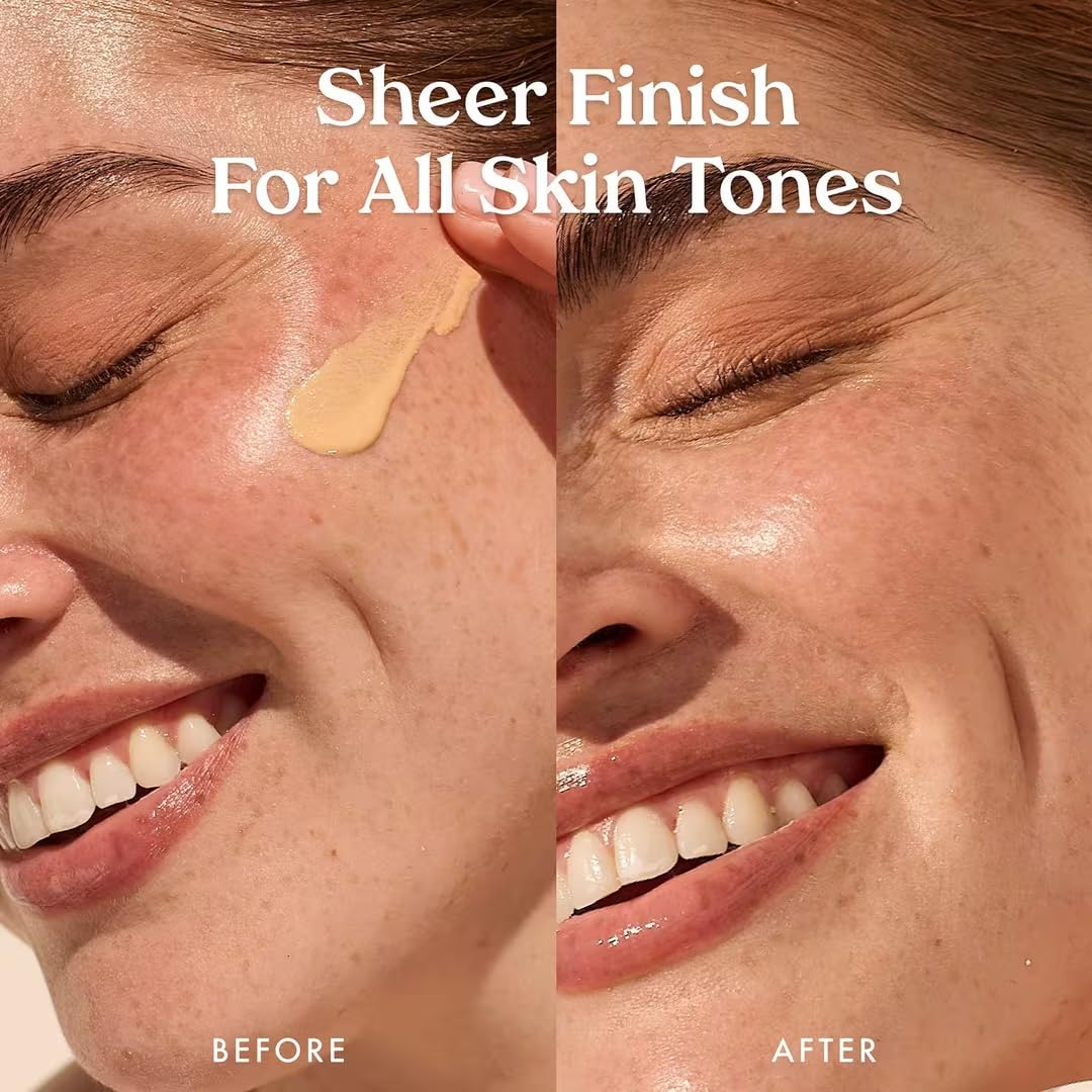 Kopari Bright As Day Sheer Mineral Sunscreen Spf 50, 100% Mineral Facial Sunscreen With Vitamin C & Niacinamide, Sheer Finish, All Skin Tones, 1.7 Oz : Beauty & Personal Care