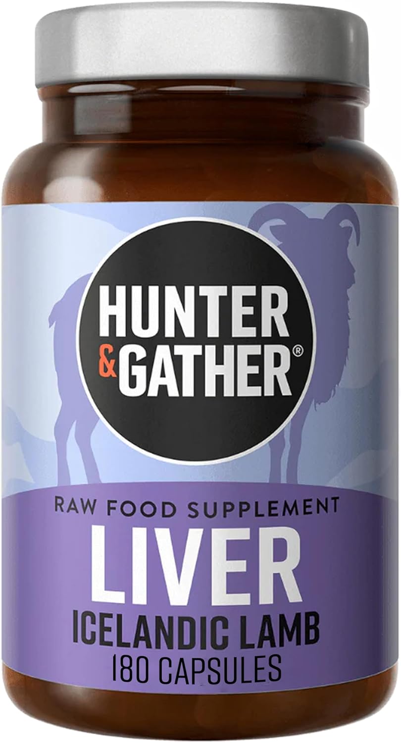 Hunter & Gather Nose To Tail - 180 Perform Capsules | Wild, Grass Fed Icelandic Lamb Ancestral Inspired Supplements| Raw Freeze-Dried Lamb | No Gmo Feeds, Antibiotics Or Hormones