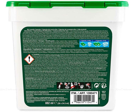Kirkland Signature Ultra Clean Laundry Capsules 36 Pack
