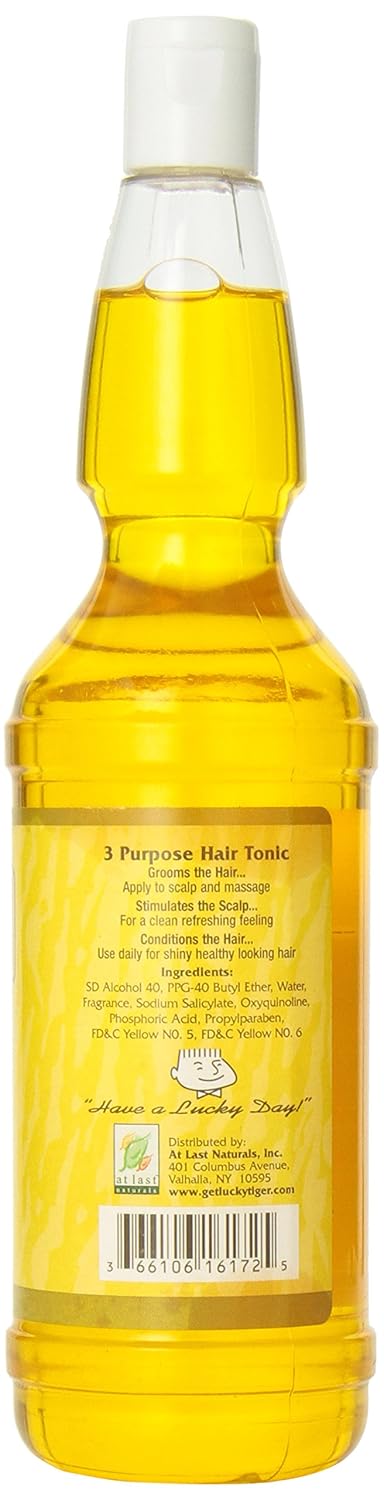 Lucky Tiger 3 Purpose Hair Tonic, 16 Fluid Ounce