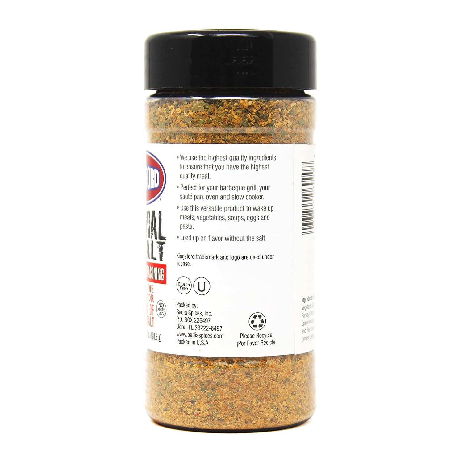 Kingsford Badia Original No Salt All-Purpose Seasoning, 4.25 oz (Pack of 1) : Everything Else