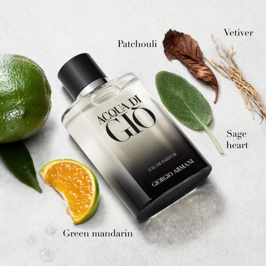 Armani Beauty - Acqua Di Giò - Eau De Parfum - Cologne For Men - Fresh & Powerful Men’S Fragrance - Mandarin, Lavender, Patchouli Notes