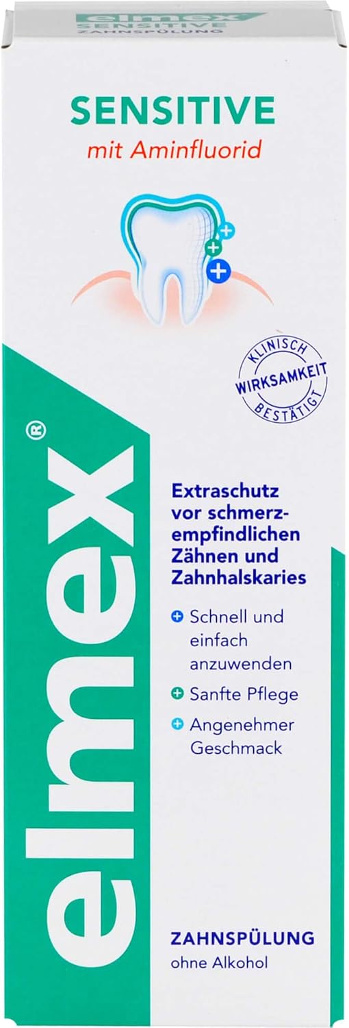 Elmex Sensitive Mouthwash With Amine Flouride 400 Ml