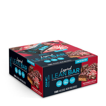 Gnc Total Lean Layered Lean Bar - Peppermint Mocha (9 Bars)