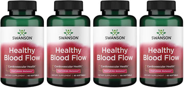 Swanson Healthy Blood Flow - Featuring Wellemon 60 Sgels 4 Pack