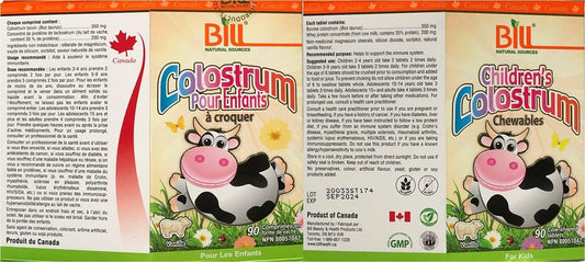 Bill Beauty Children'S Colostrum, 90 Chewables