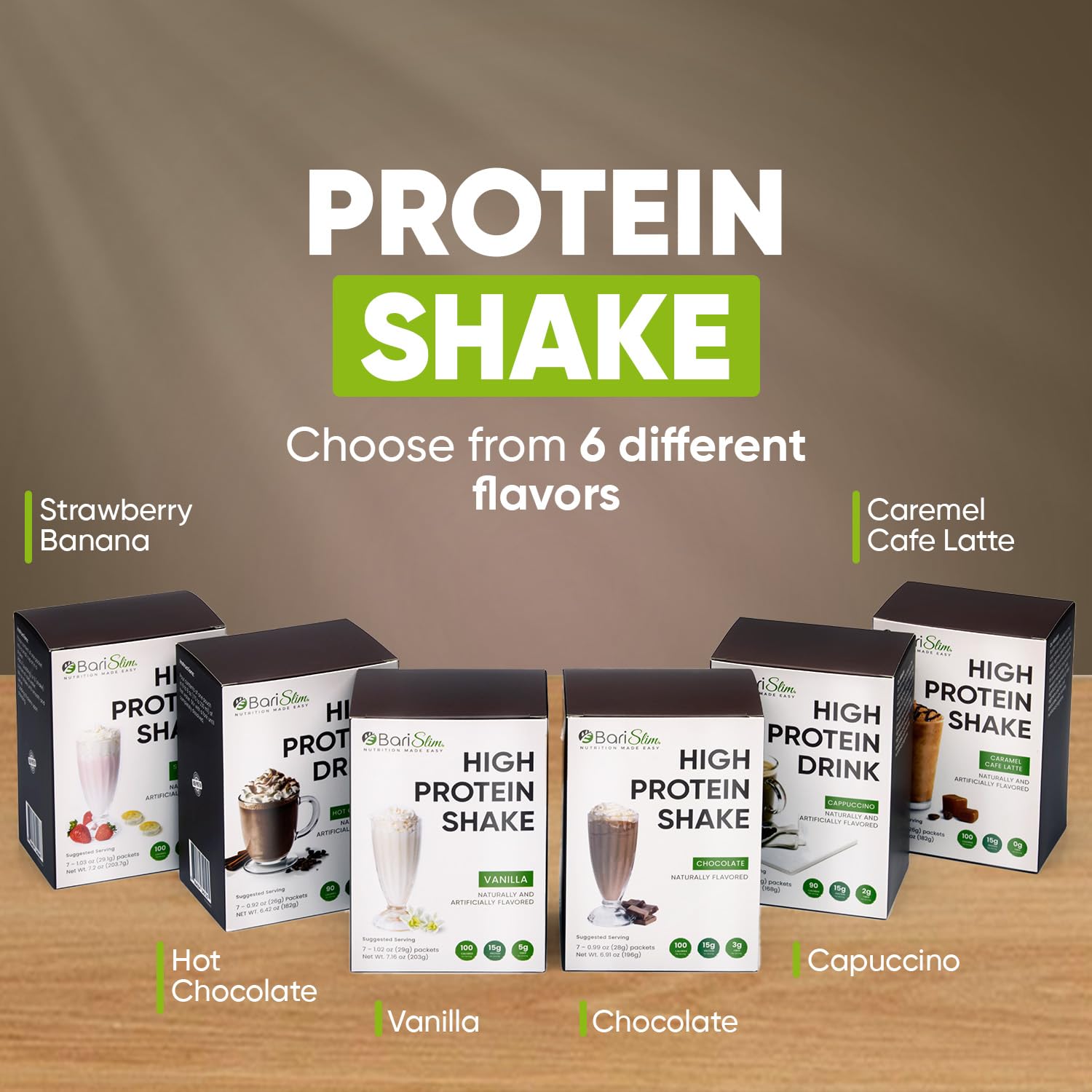 Barislim High Protein Shake - Delicious & Nutritious Meal Replacement Shake - Low Sugar & Carb - Formulated For Bariatric Patients & Post-Weight Loss Surgery Support | Strawberry Banana Shake (9 Oz) : Grocery & Gourmet Food