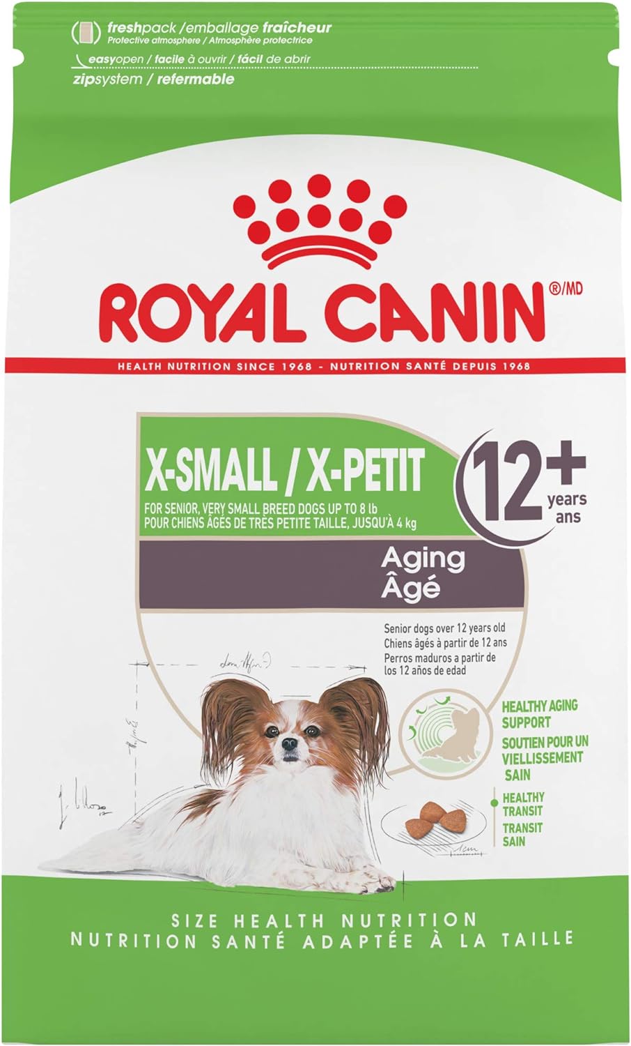 Royal Canin X-Small Aging 12+ Dry Dog Food, 2.5 lb bag