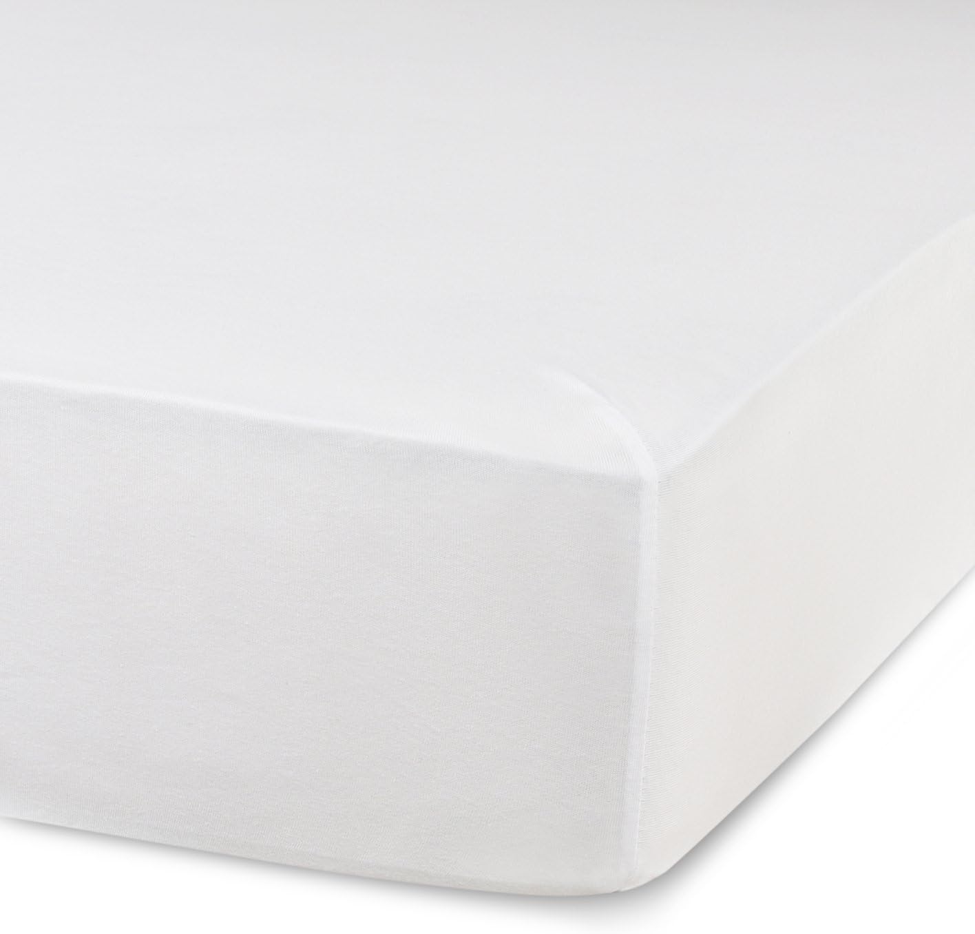 Natemia Waterproof Baby Crib Mattress Protector, Ultra-Soft 100% Cotton-Top Fitted Mattress Pad, 52”X28”
