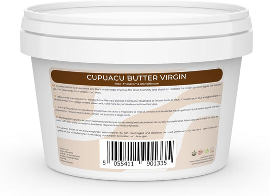 Mystic Moments | Cupuacu Virgin Butter 500G - Pure & Natural Cosmetic Butters Vegan Gmo Free