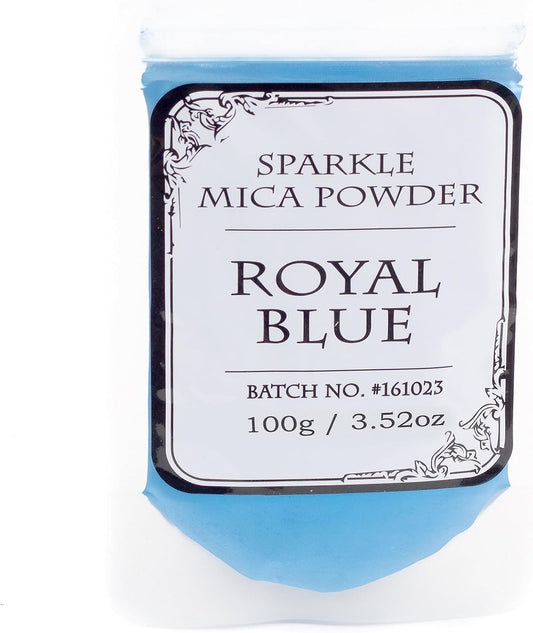 Mystic Moments | Royal Blue Sparkle Mica 100g Vegan GMO Free