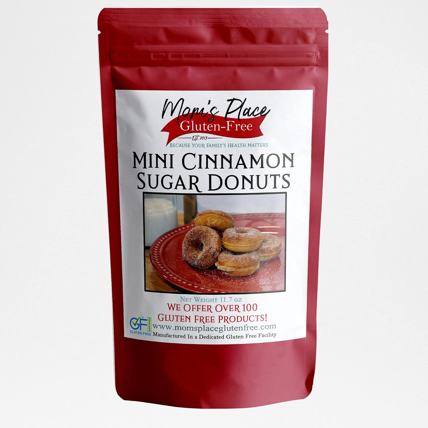 Mom's Place Gluten Free Mini Cinnamon Sugar Donuts Mix