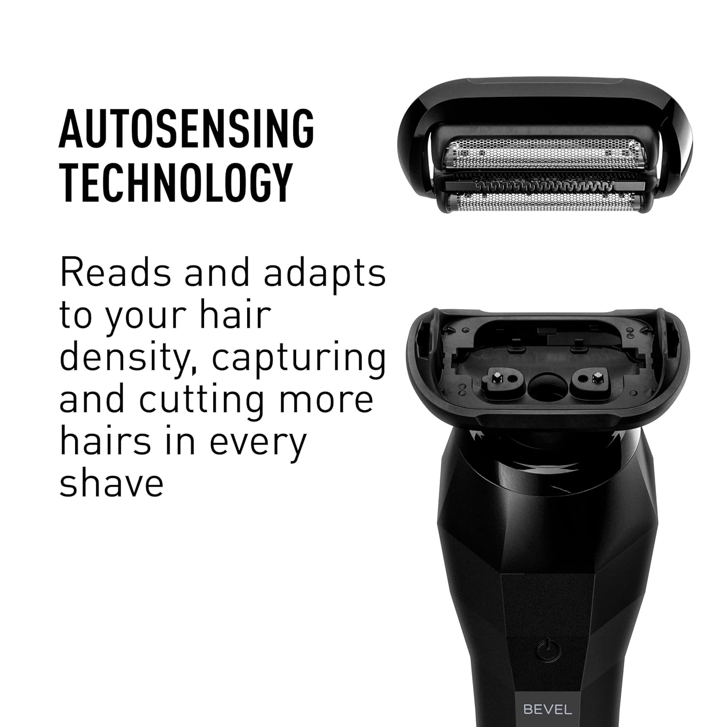 Bevel Electric Shaver for Men, Electric Foil Shaver, Wet and Dry, Waterproof, Fast Charging, Cordless Rechargeable, Black : Beauty & Personal Care