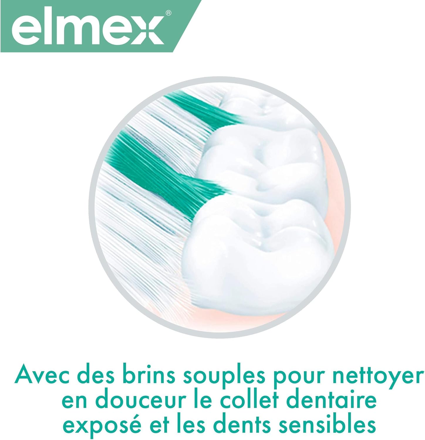 Elmex Sensitive Soft Toothbrush, 2 Pack Sensitive Toothbrush, Gentle And Deep Clean