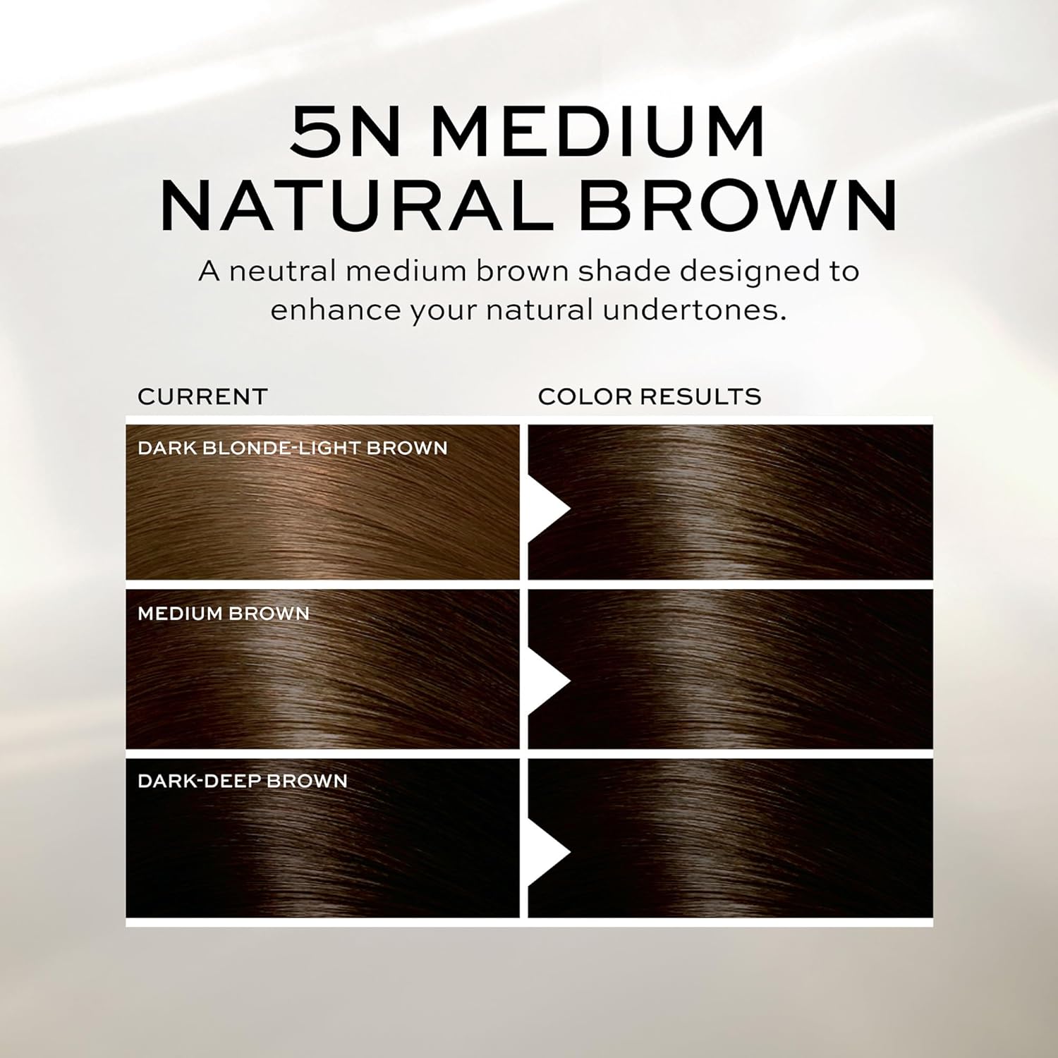 John Frieda Brown Permanent Precision Hair color, Foam Hair Kit, Brown Hair Dye, 5N Medium Natural Brown Hair Color, Pack of 2 : Beauty & Personal Care