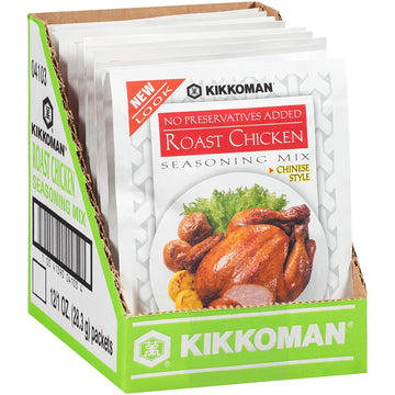 Kikkoman Roast Chicken Seasoning Mix, 1 Oz Packet (12 Pack)