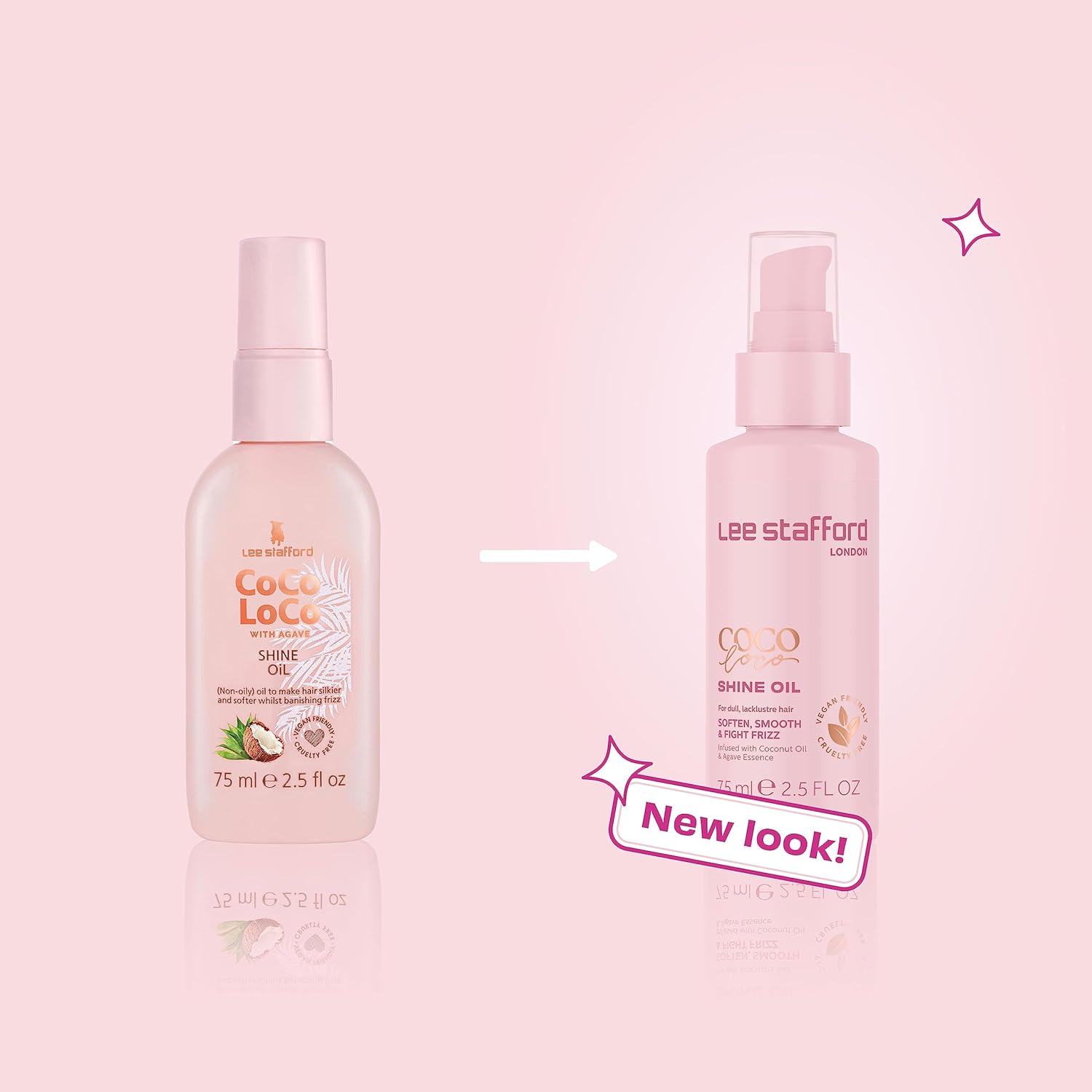 Lee Stafford Shine Hair Oil | Coco Loco Collection - Best Nourishing, Anti-Frizz Styling Oil for Dry & Damaged Hair, Adds Moisture and Shine to Dull Strands, for Men & Women, 75 ml : Amazon.co.uk: Beauty